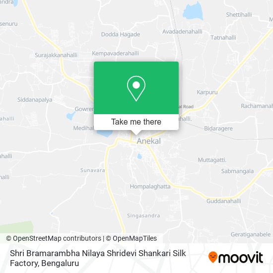 Shri Bramarambha Nilaya Shridevi Shankari Silk Factory map