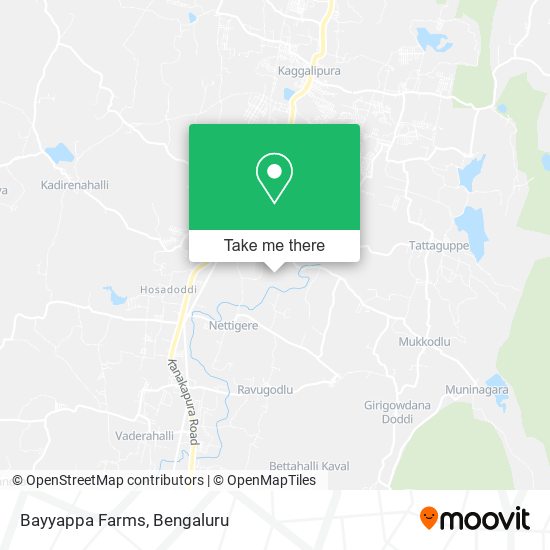 Bayyappa Farms map
