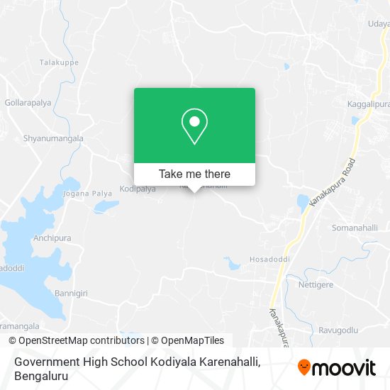 Government High School Kodiyala Karenahalli map