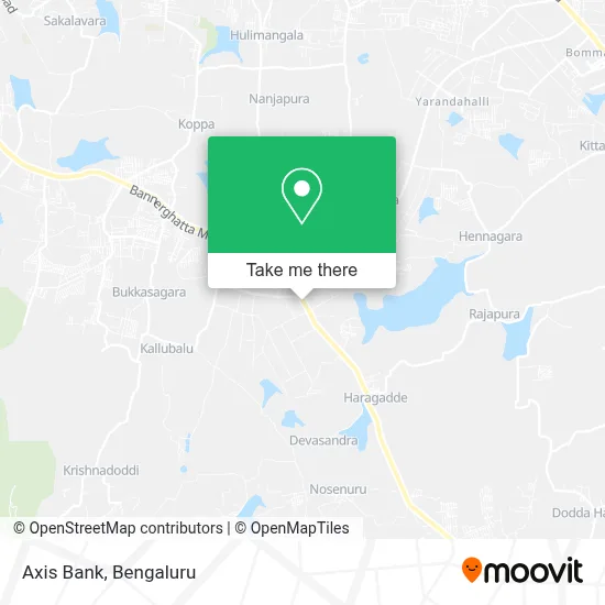 Axis Bank map