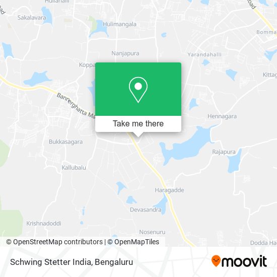 Schwing Stetter India map