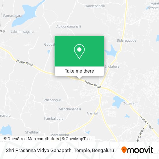 Shri Prasanna Vidya Ganapathi Temple map