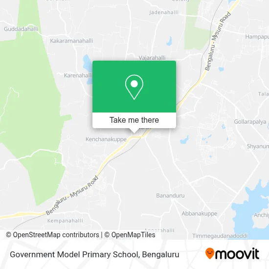 Government Model Primary School map