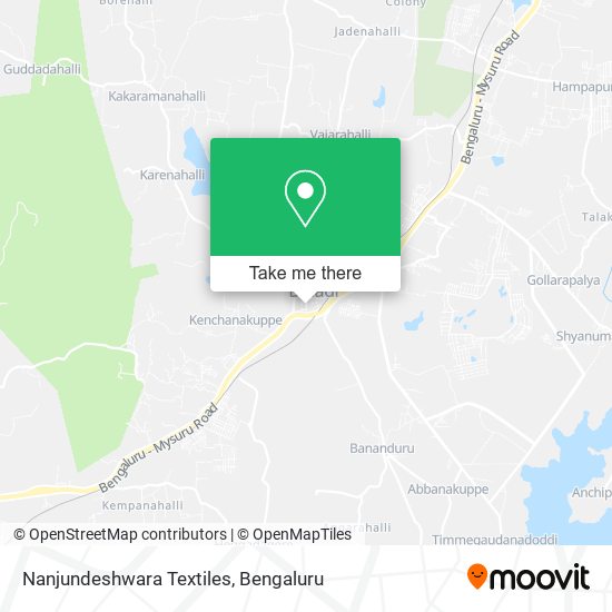 Nanjundeshwara Textiles map