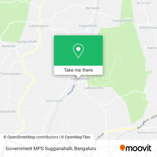 Government MPS Sugganahalli map