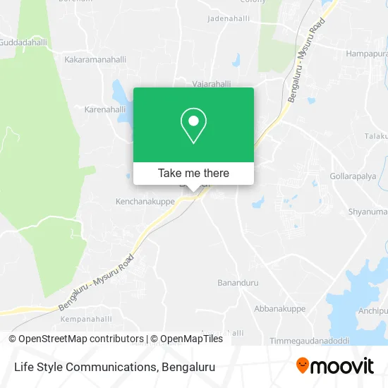 Life Style Communications map