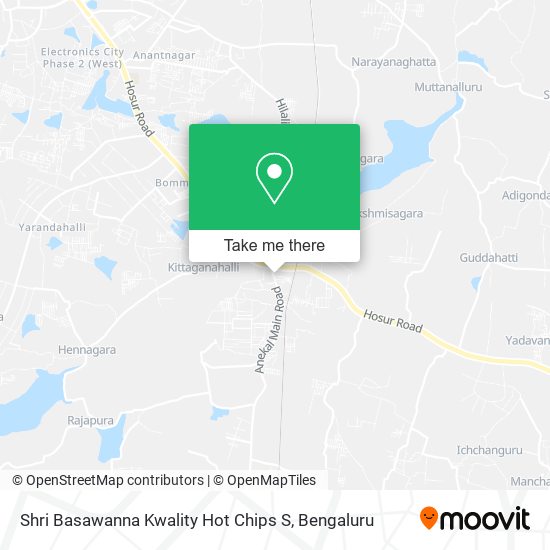 Shri Basawanna Kwality Hot Chips S map