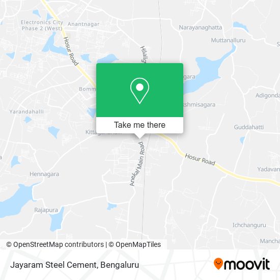 Jayaram Steel Cement map