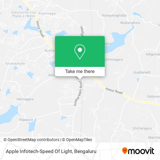 Apple Infotech-Speed Of Light map