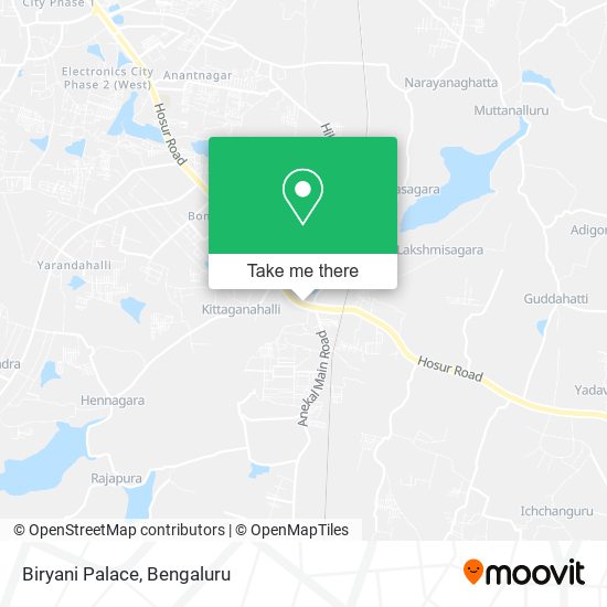 Biryani Palace map