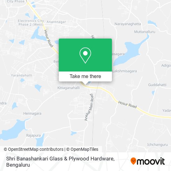 Shri Banashankari Glass & Plywood Hardware map