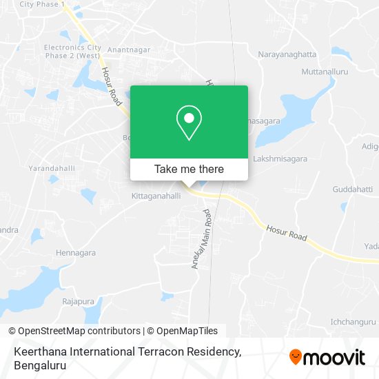 Keerthana International Terracon Residency map