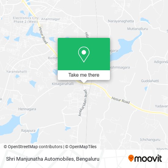 Shri Manjunatha Automobiles map