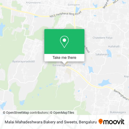 Malai Mahadeshwara Bakery and Sweets map