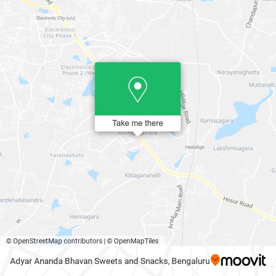 Adyar Ananda Bhavan Sweets and Snacks map