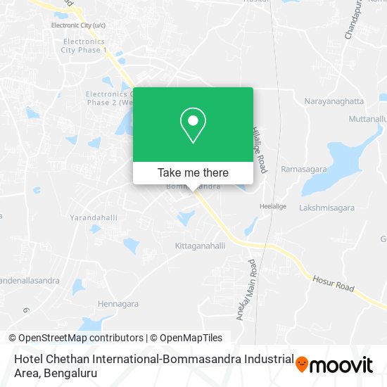 Hotel Chethan International-Bommasandra Industrial Area map