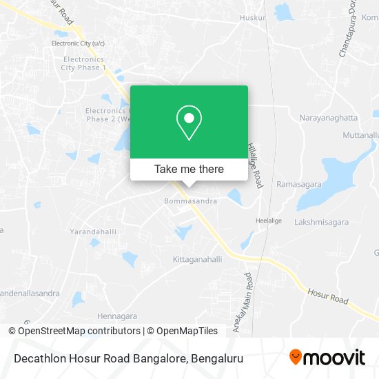 Decathlon Hosur Road Bangalore map