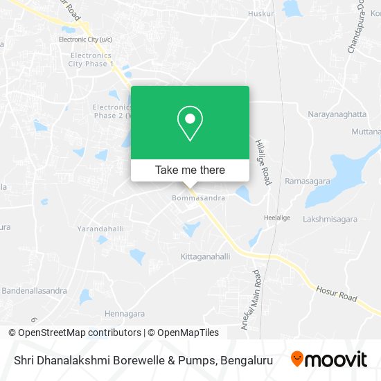 Shri Dhanalakshmi Borewelle & Pumps map