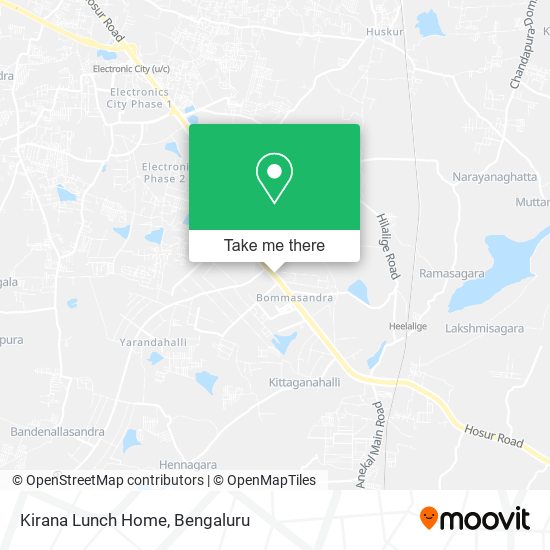 Kirana Lunch Home map