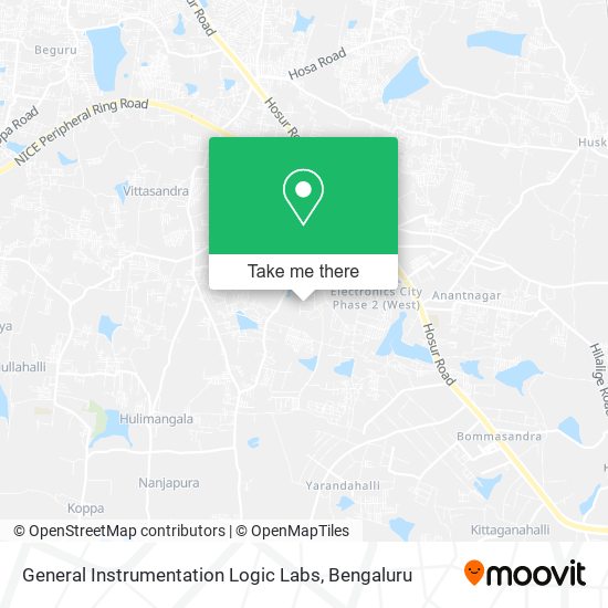 General Instrumentation Logic Labs map