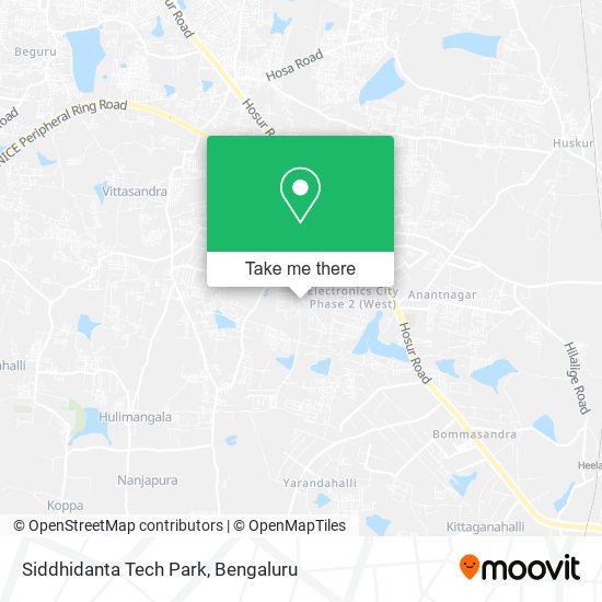 Siddhidanta Tech Park map