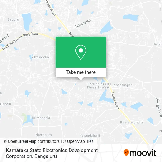 Karnataka State Electronics Development Corporation map