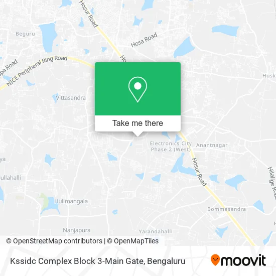 Kssidc Complex Block 3-Main Gate map
