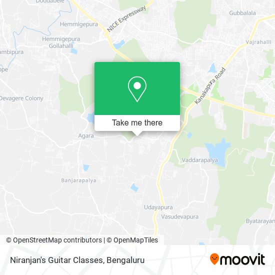 Niranjan's Guitar Classes map
