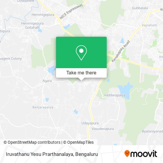 Iruvathanu Yesu Prarthanalaya map