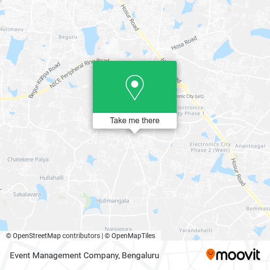 Event Management Company map