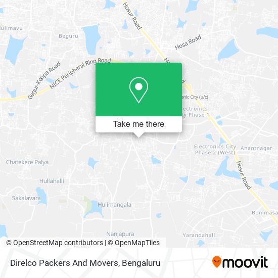 Direlco Packers And Movers map