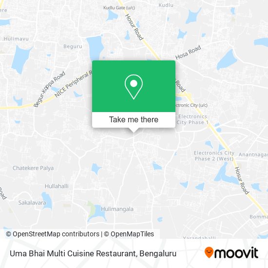 Uma Bhai Multi Cuisine Restaurant map