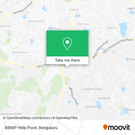BBMP Help Point map
