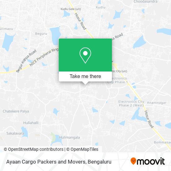 Ayaan Cargo Packers and Movers map