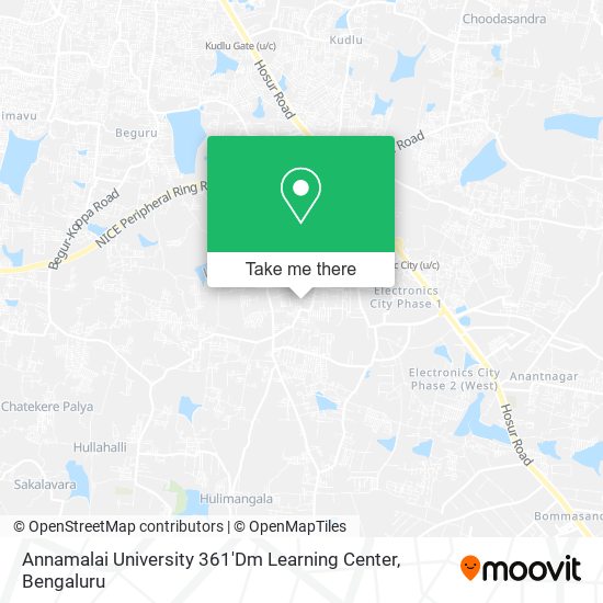 Annamalai University 361'Dm Learning Center map