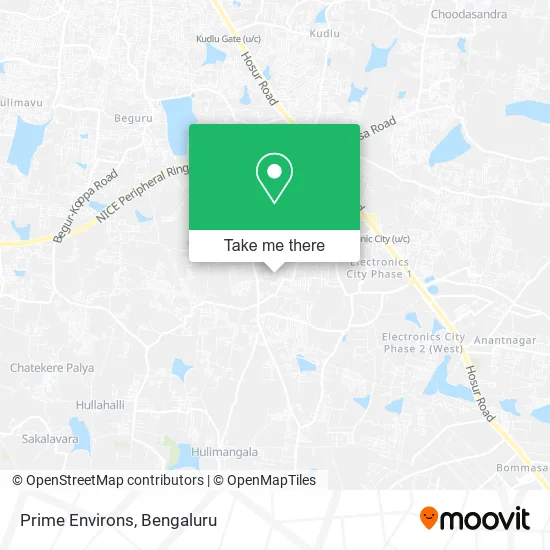 Prime Environs map
