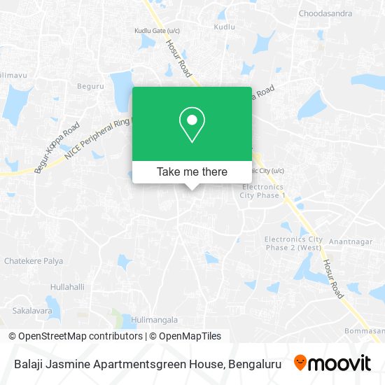 Balaji Jasmine Apartmentsgreen House map