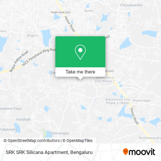 SRK SRK Silicana Apartment map