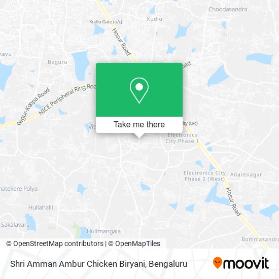 Shri Amman Ambur Chicken Biryani map