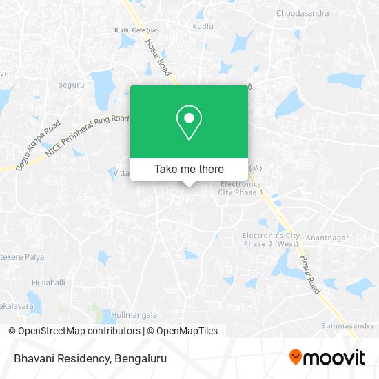 Bhavani Residency map