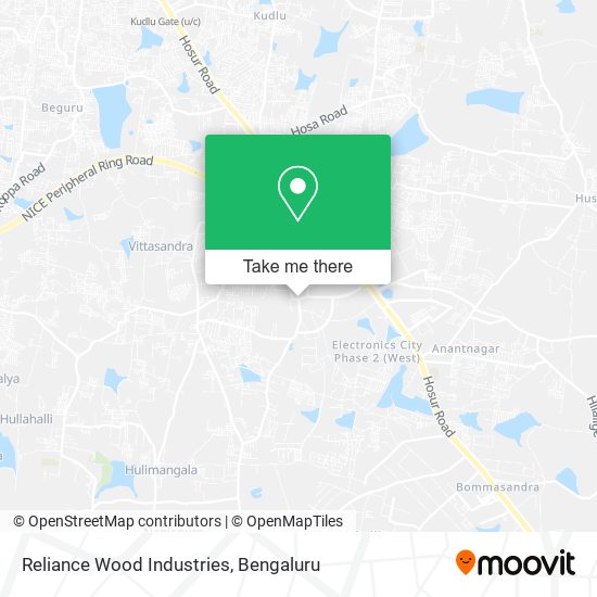 Reliance Wood Industries map