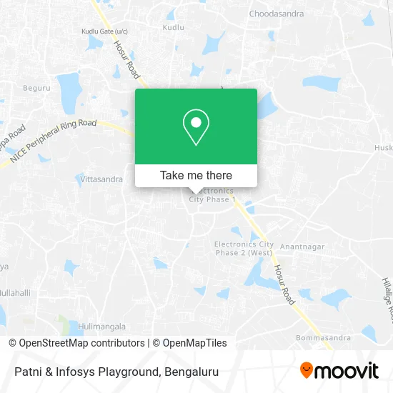 Patni & Infosys Playground map
