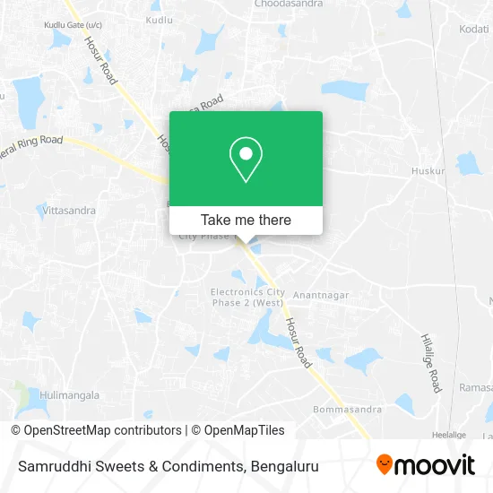 Samruddhi Sweets & Condiments map