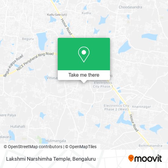 Lakshmi Narshimha Temple map