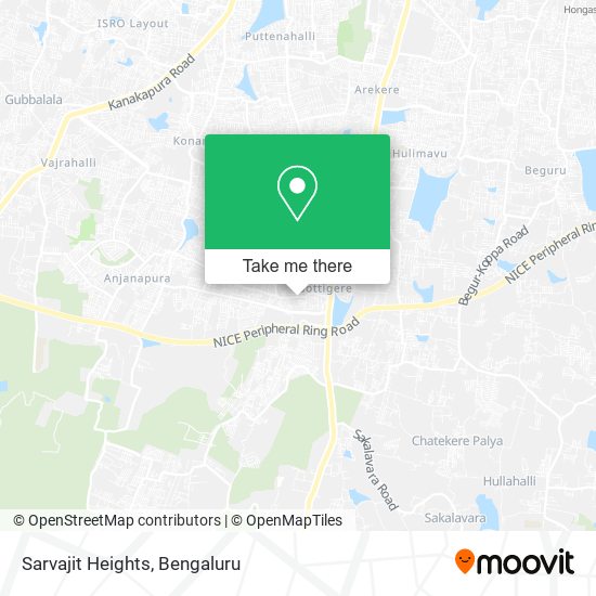 Sarvajit Heights map