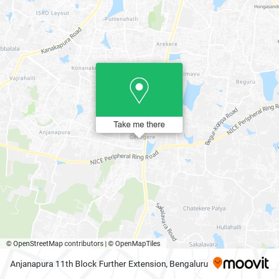 Anjanapura 11th Block Further Extension map