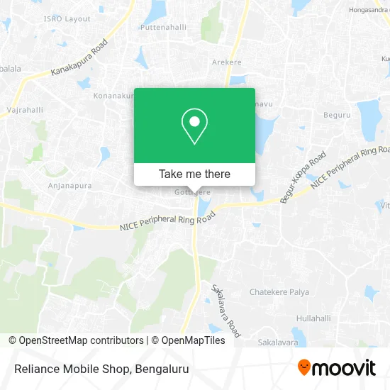 Reliance Mobile Shop map