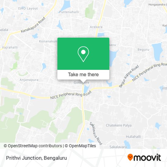 Prithvi Junction map