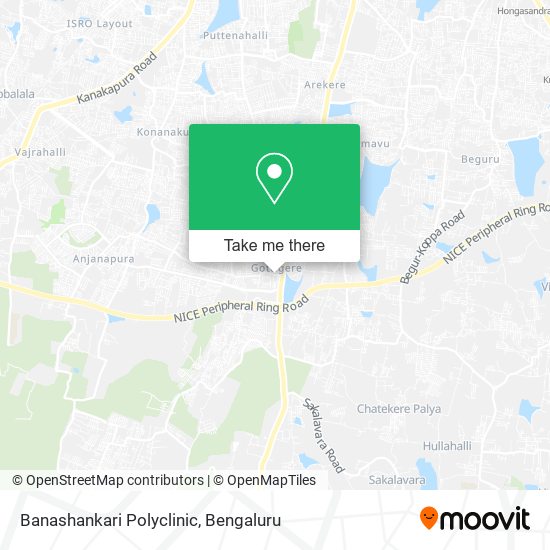 Banashankari Polyclinic map