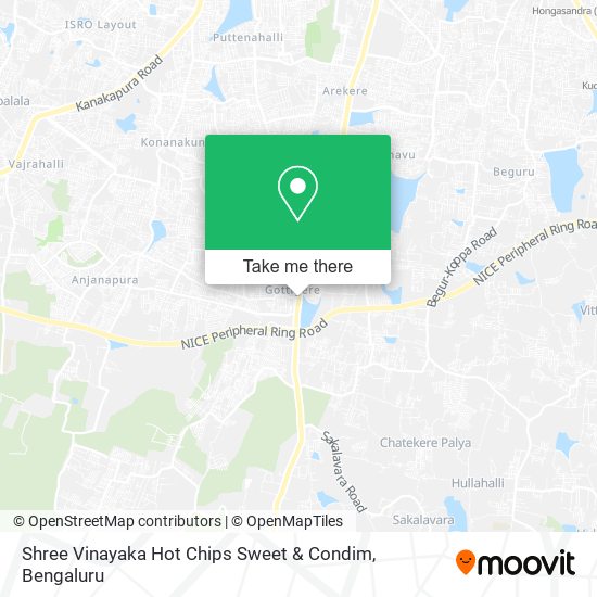 Shree Vinayaka Hot Chips Sweet & Condim map